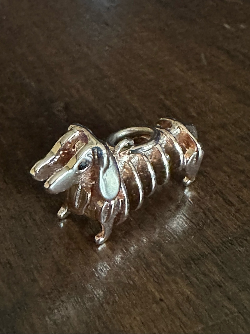 Coach Dog Charm in Rose Gold - Picture 5 of 7